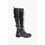 Thumbnail: Philipp Plein Leather Lace-up Boots with All-Over Studs 4.5cm