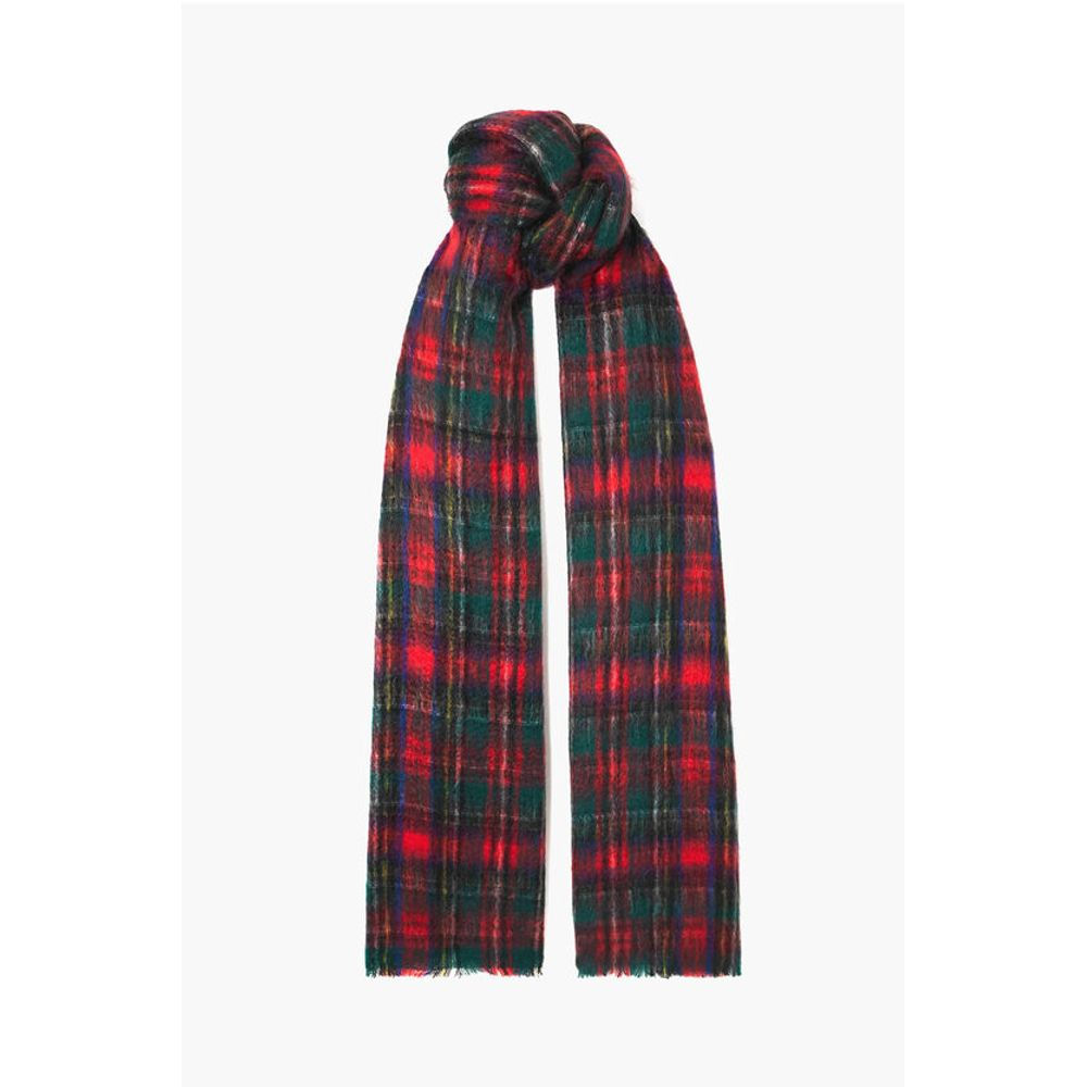 Saint Laurent Multicolor Mohair Blend Scarf