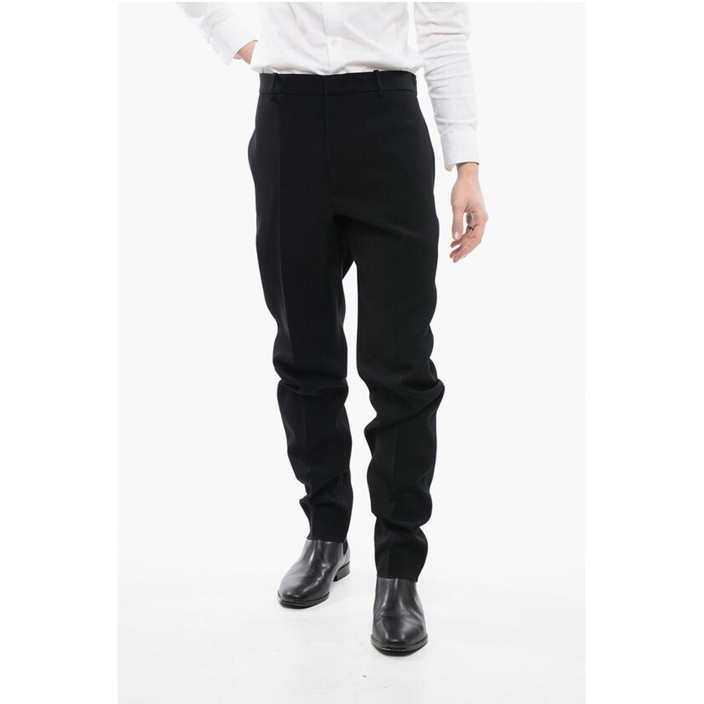 Jil Sander 4-Pocketed Virgin Wool Pants with Hidden Closure
