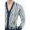 Thumbnail: Amiri Diamond Patterned Mohair Blend Cardigan