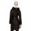 Thumbnail: Baldinini Trend Black Polyester Women Coat