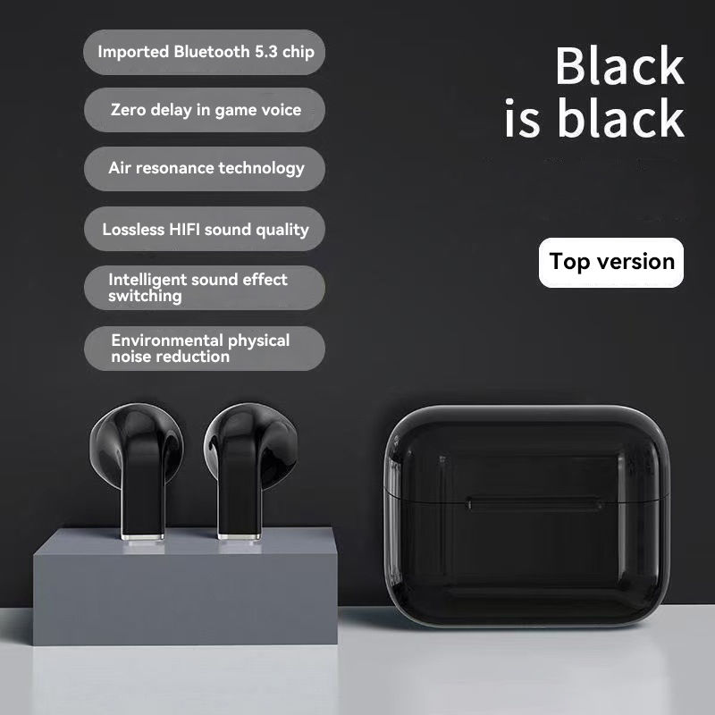 Thumbnail: Headphones Mini Portable Wireless Bluetooth Earphones Stereo Games Headsets Nois