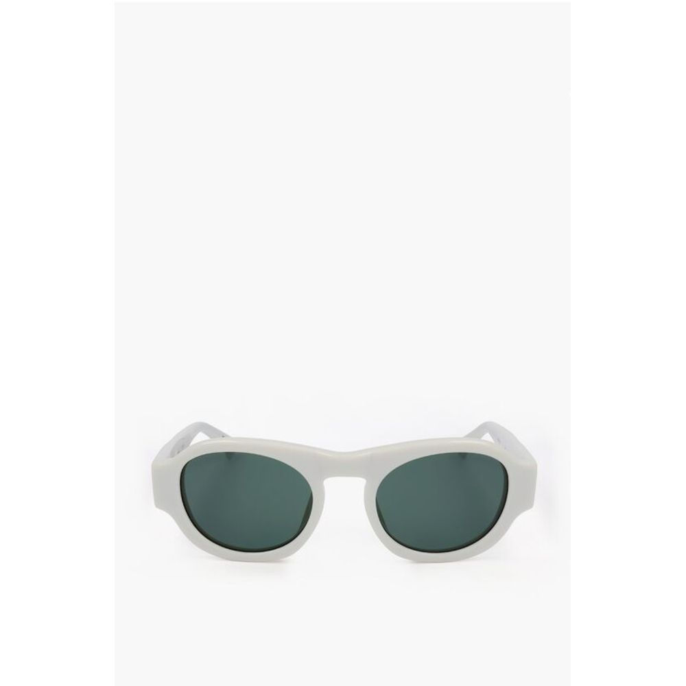 Linda Farrow White Haircalf Sunglass
