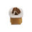 Thumbnail: EMU Australia Beige Suede Leather Flat Shoe