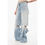 Thumbnail: The Attico Cut-out Palazzo Denims 33cm
