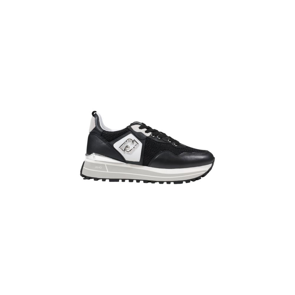 Liu Jo Black Leather Sneaker