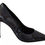 Thumbnail: Sofia Black Snake Skin Leather Stiletto High Heels Pumps Shoes