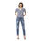 Thumbnail: Frankie Morello Blue Other Fibres Women Jeans