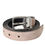 Thumbnail: Dolce & Gabbana Beige Suede Leather Silver Buckle Belt Men