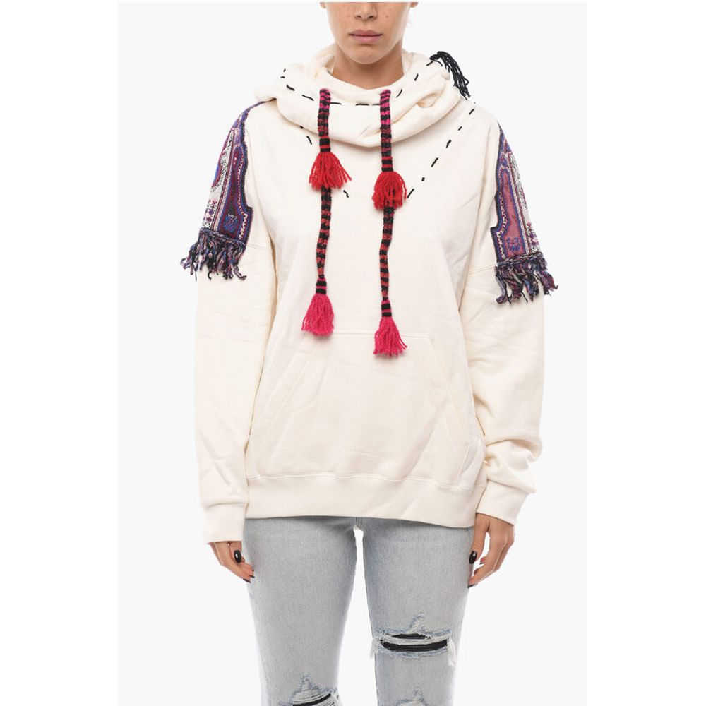 Etro Hoodie With Shoulder Patches And Tassels