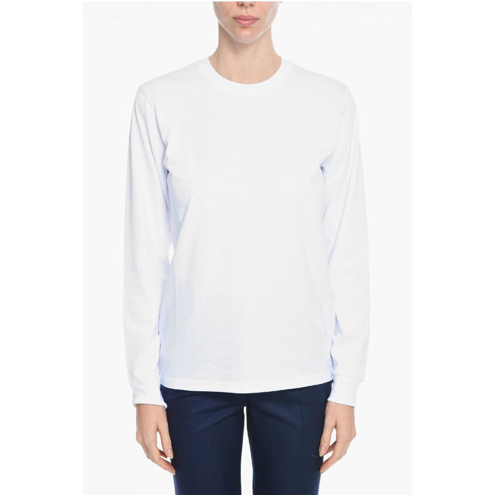 Department 5 Long Sleeve Crew-neck T-Shirt with Printed Logo