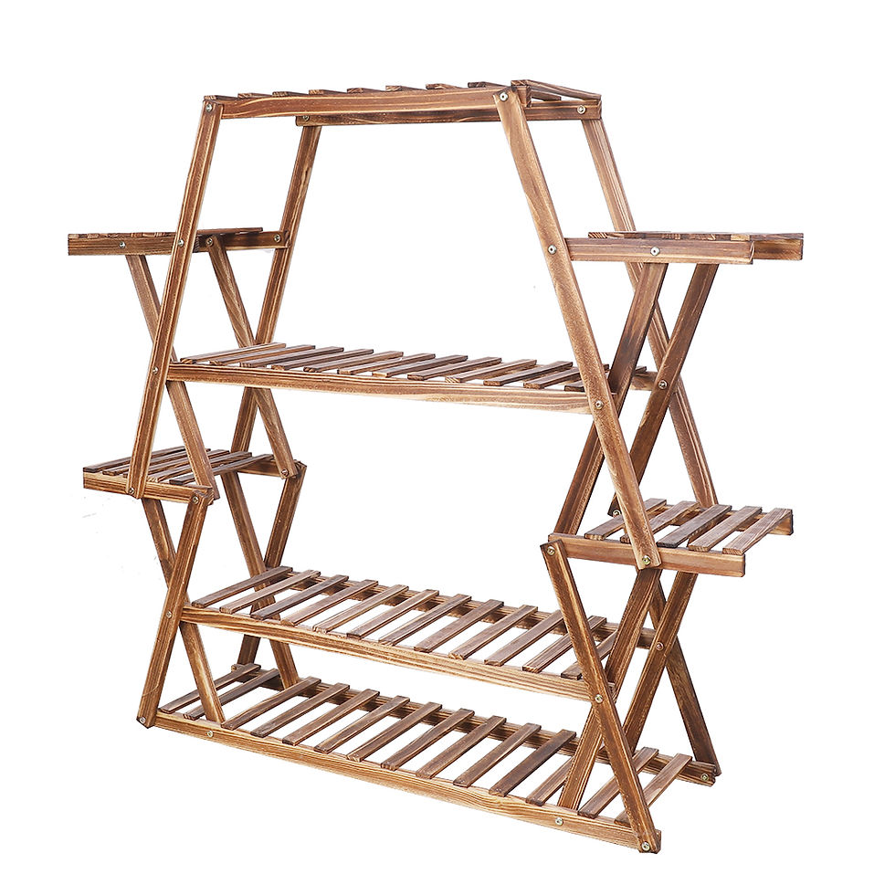 Thumbnail: Solid Wood Plant Stand Multifunctional Flower Pot Holder