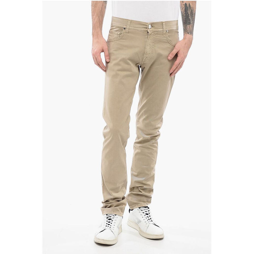 Corneliani ID Stretch Cotton LAZISE 5-Pocket Pants