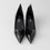 Thumbnail: Prada Black Brushed Leather Pumps