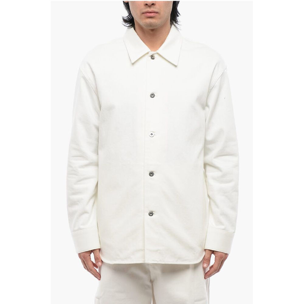 Jil Sander Denim Overshirt with Flush Pockets