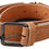 Thumbnail: Costume National Chic Light Brown Leather Fashion Belt