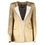 Thumbnail: Just Cavalli Gold Linen Women Jacket