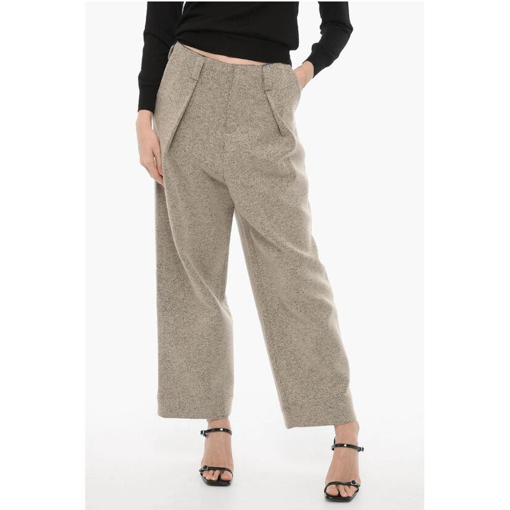 Ader Error Wool Blend Single Pleat Pants