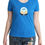 Thumbnail: Moschino Chic Blue Cotton Tee with Iconic Print
