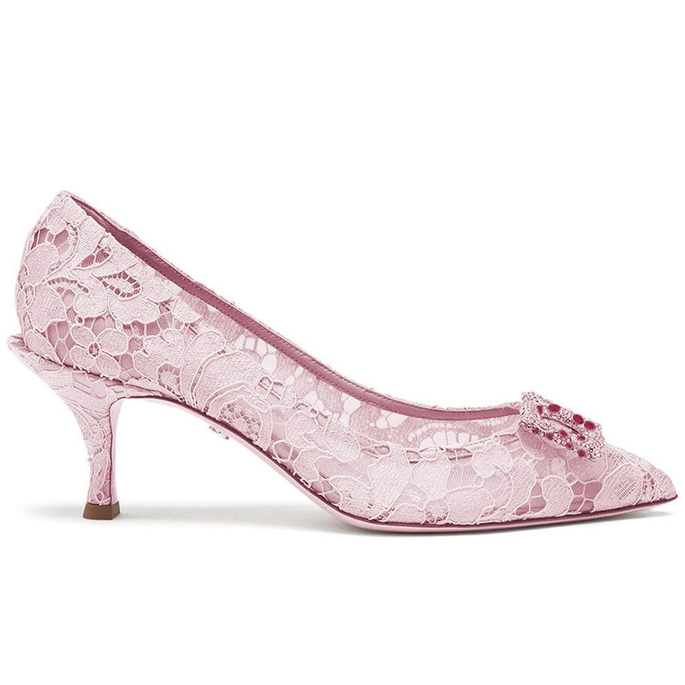 Dolce & Gabbana Pink Viscose Women Pump