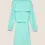 Thumbnail: Hinnominate Elegant Light Blue Double-Breasted Trench Coat