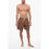Thumbnail: Yes I Am Pattern Print Boxer Swimsuit