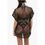 Thumbnail: Dsquared² Solid Color Openwork Beach Cover-up Dress