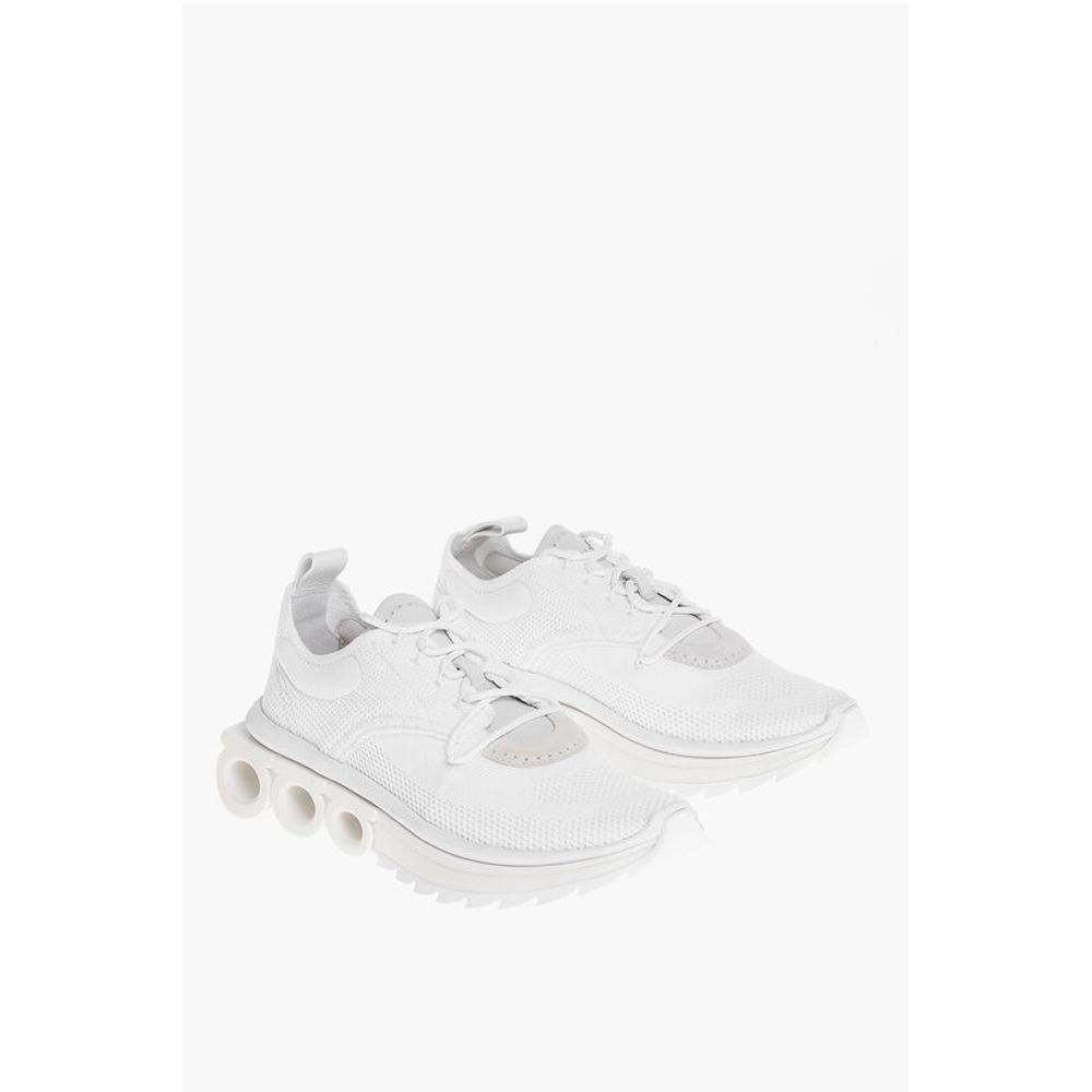 Salvatore Ferragamo Knitted NIMA Low-top Sneakers