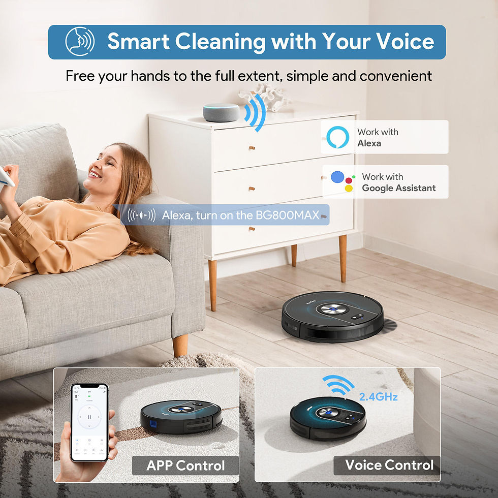 Thumbnail: Multifunctional Smart Wet Dry Robot Aspiradora Mop Self-Cleaning Floor Sweeping 