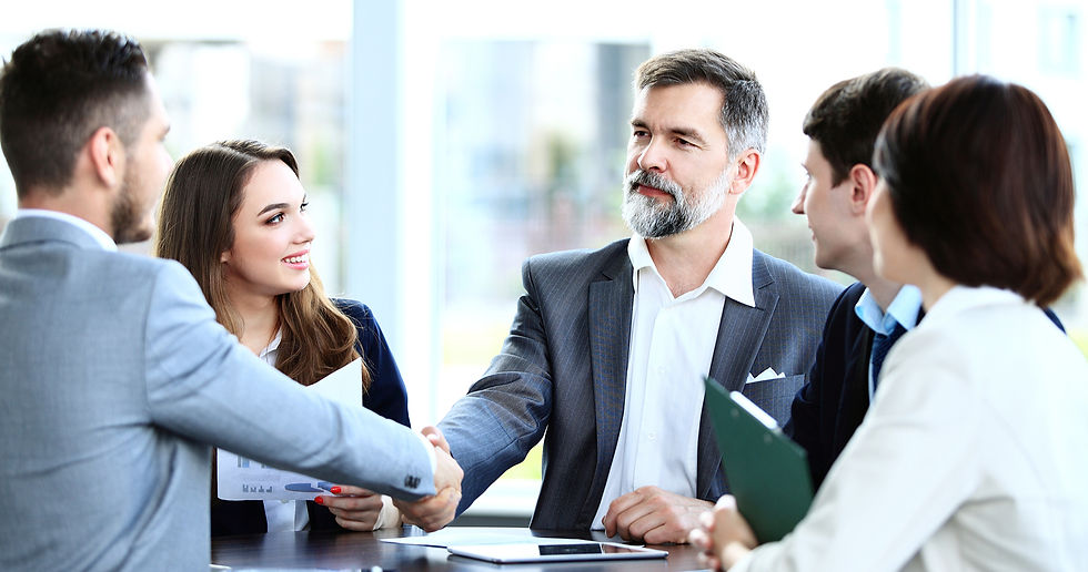 business meeting handshake