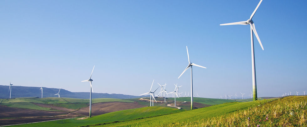 wind turbines landscape