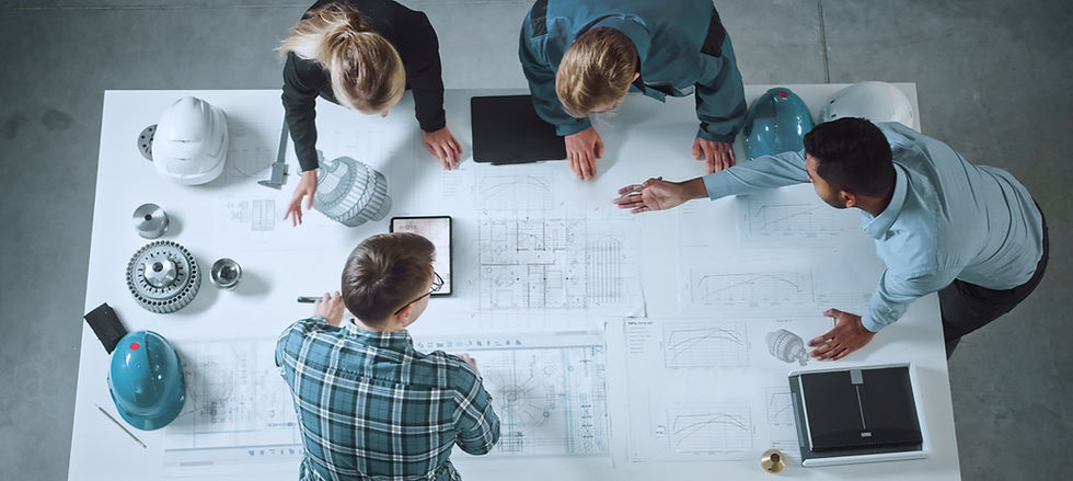 People in a work meeting