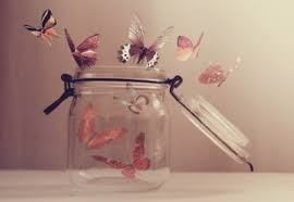 jar of butterflies