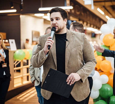 Moderátor Marek Fottr: firemní akce
