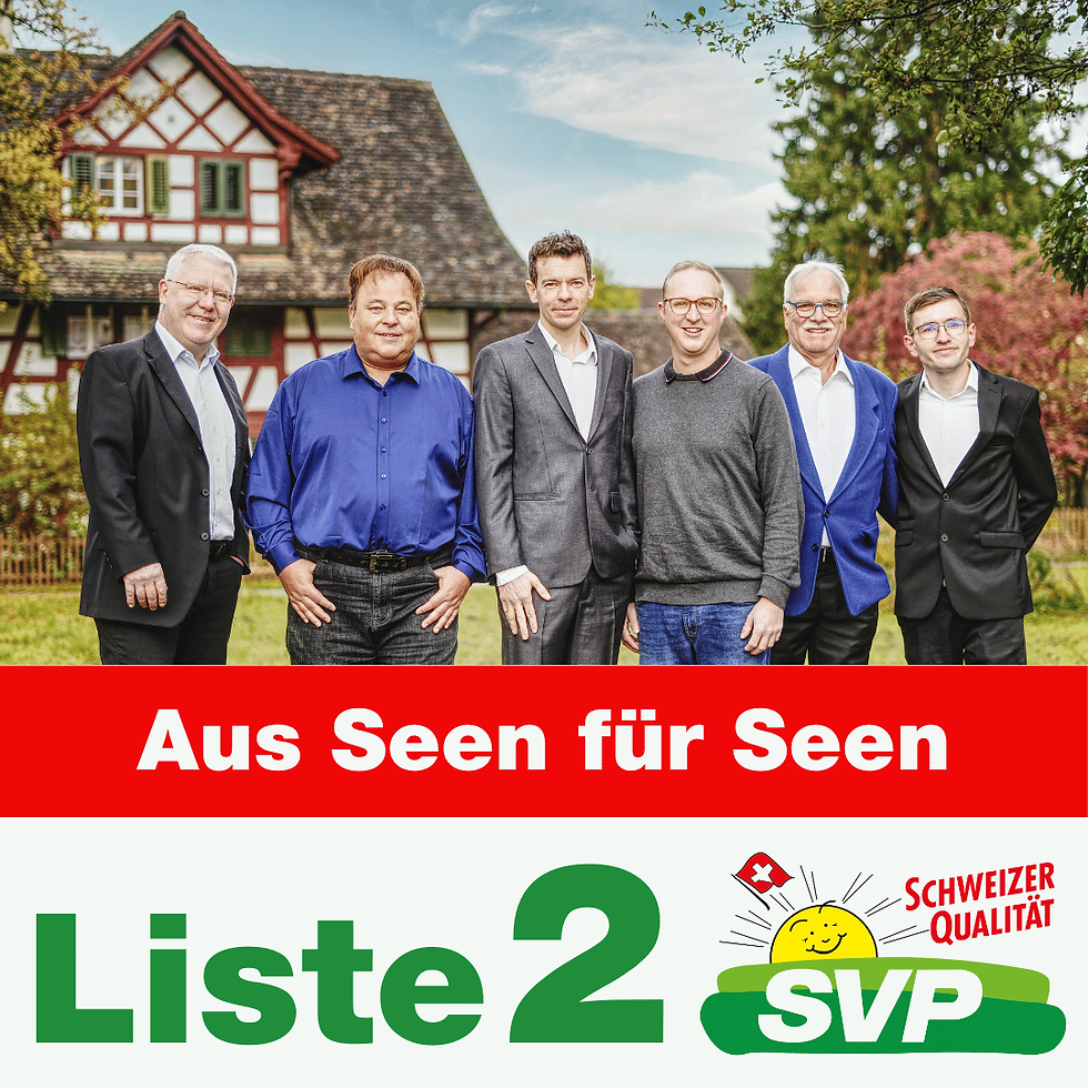 Für mehr Vernunft in der Stadt Winterthur – SVP wählen!