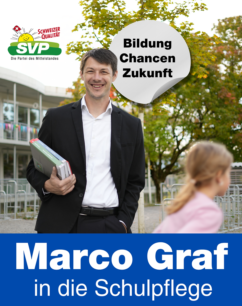 Familienvater Marco Graf in die Schulpflege I Winterthur