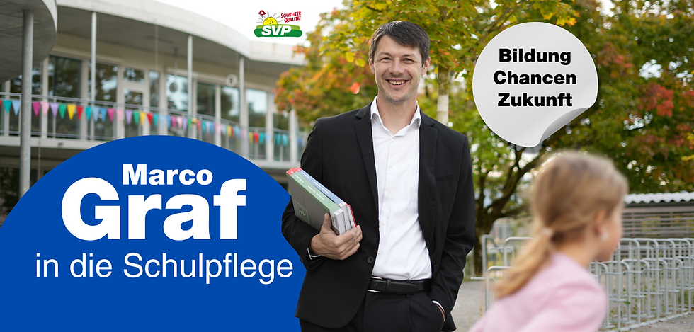 Familienvater Marco Graf in die Schulpflege I Winterthur