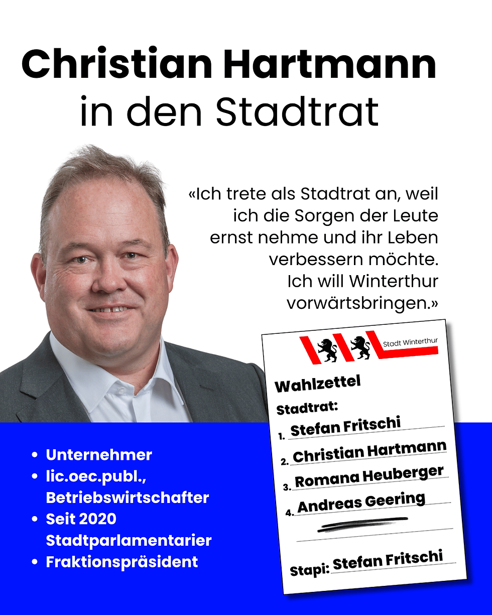 Stadtratswahlen Winterthur 2026 Team 4 Winti