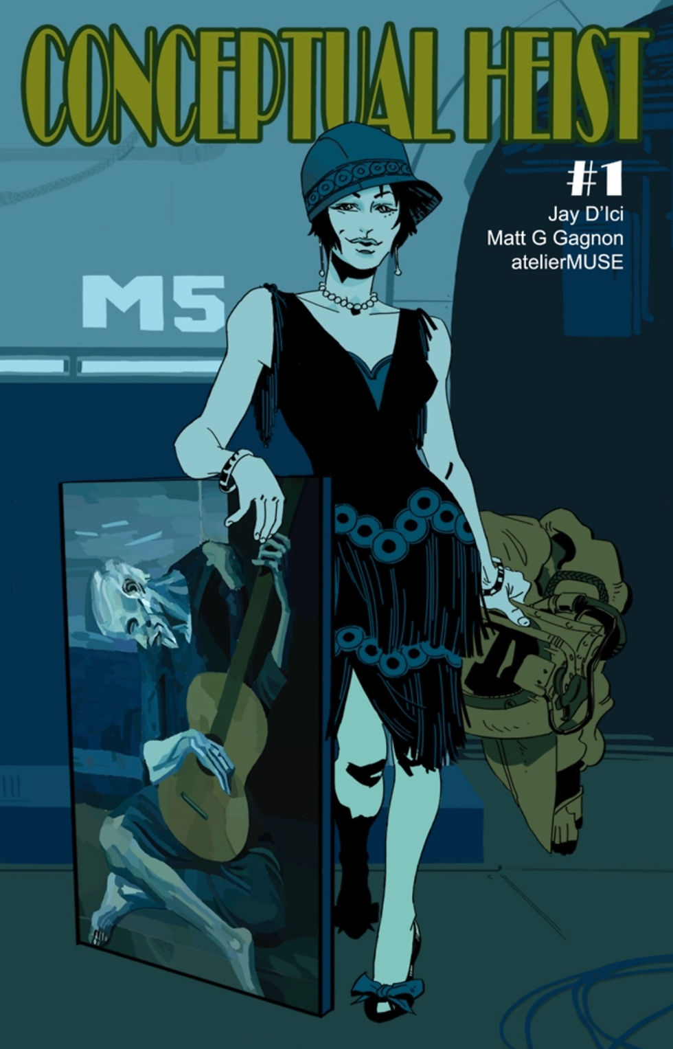 Conceptual Heist #1, cover, self-published, D'Ici/Gagnon