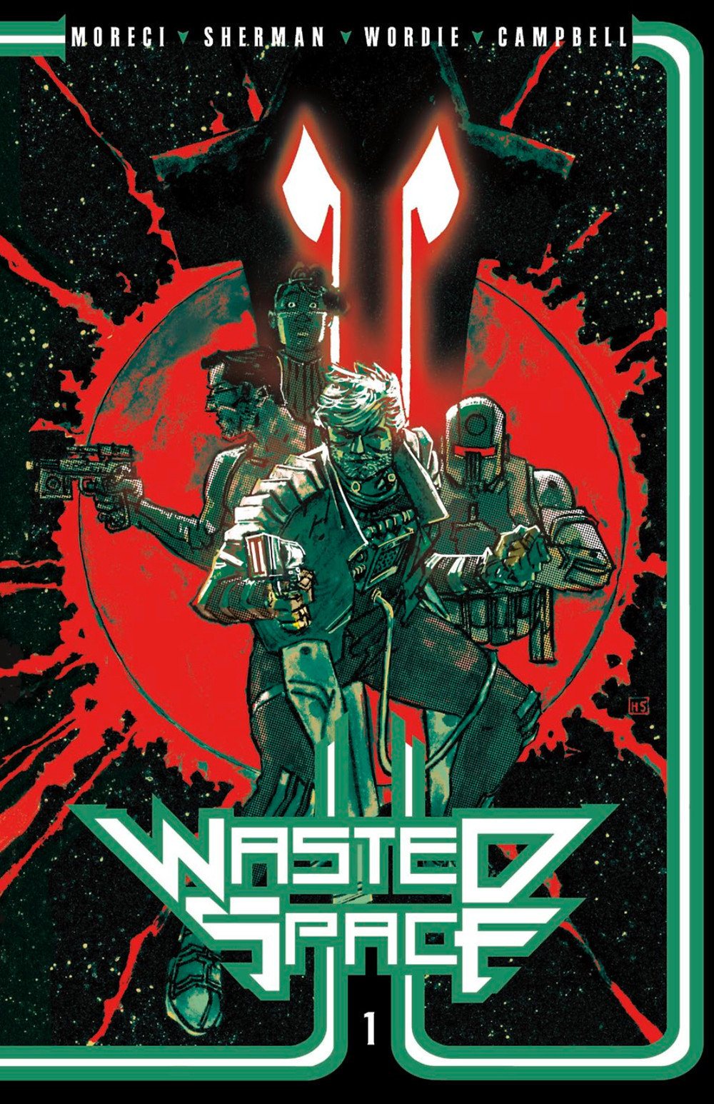 Wasted Space (tpb), cover, Vault Comics, Moreci/Sherman