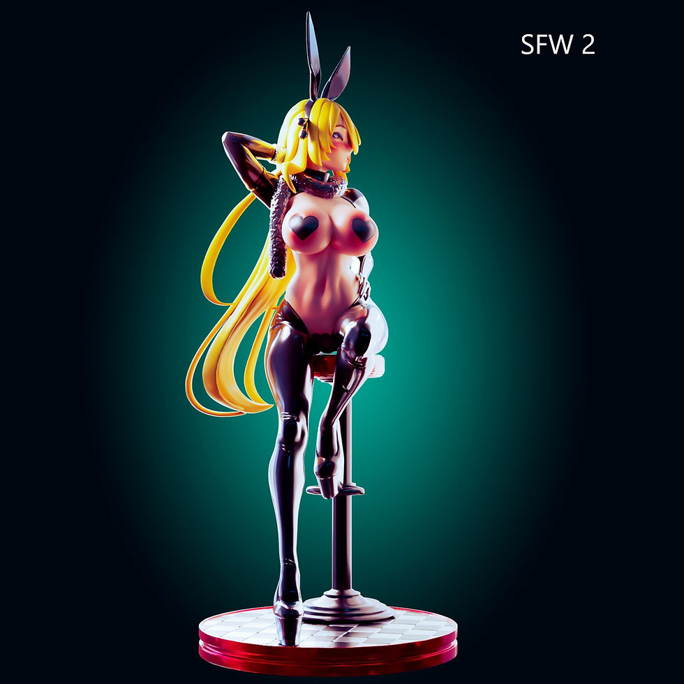 Thumbnail: Bunny Suit Cynthia SFW, NSFW & FUTA 3D Printed Model