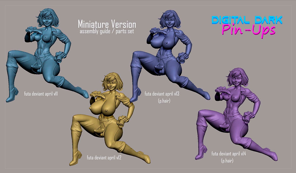 Thumbnail: April O'Neil FUTA 3D Printed Model