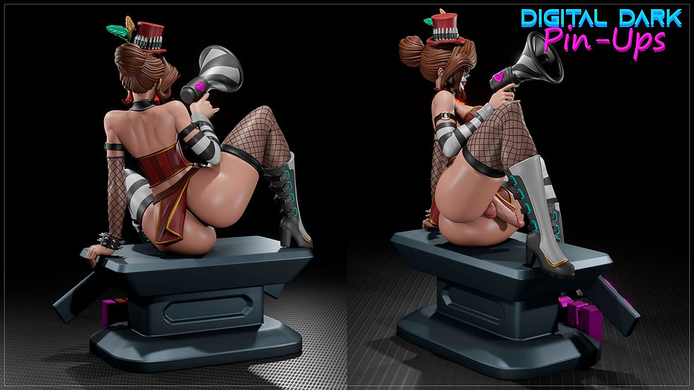 Thumbnail: Moxxi (Borderlands) FUTA 3D Printed Model