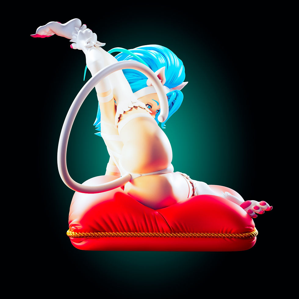 Thumbnail: Felicia SFW, NSFW & FUTA 3D Printed Model