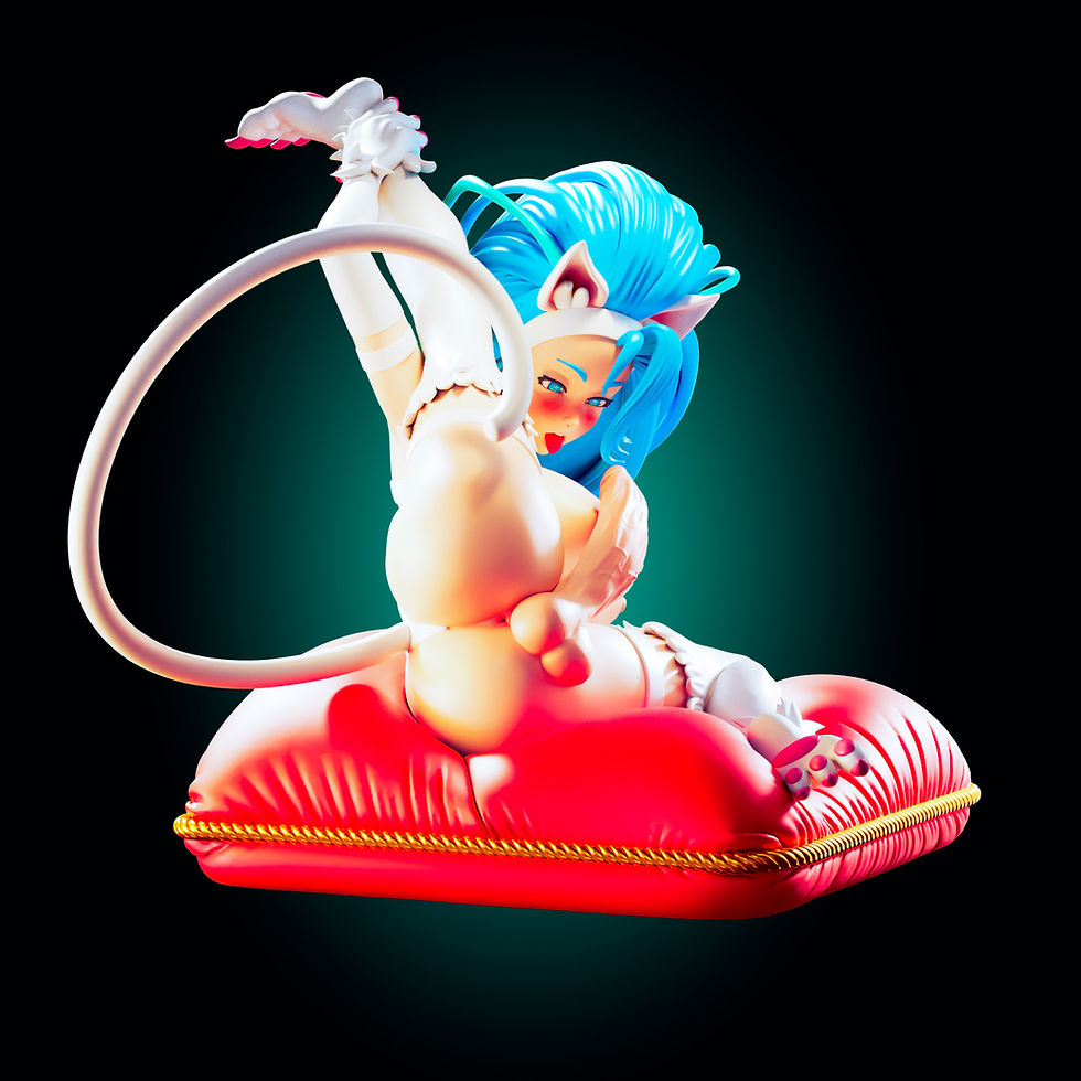 Thumbnail: Felicia SFW, NSFW & FUTA 3D Printed Model
