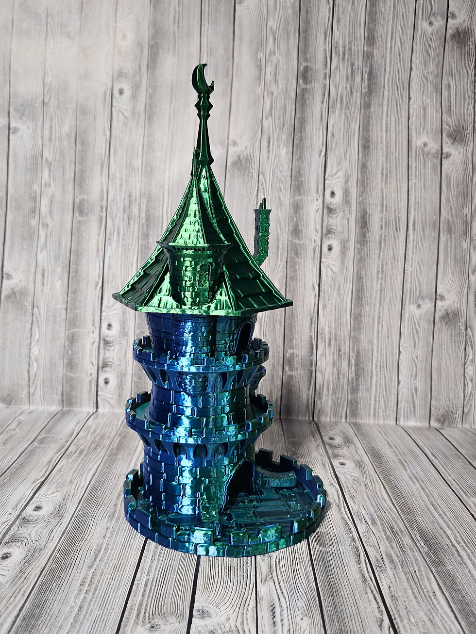 Thumbnail: Fates End Multi-color Dice Tower