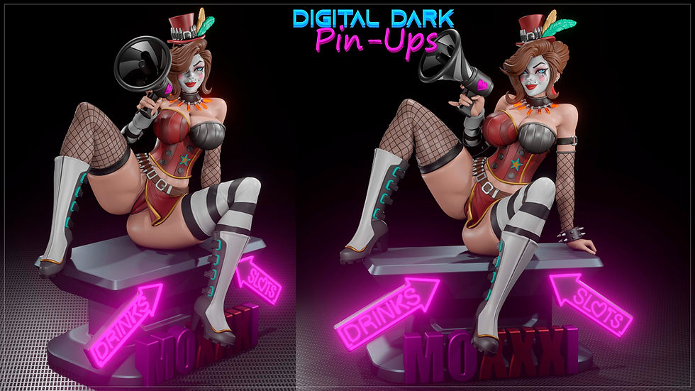 Thumbnail: Moxxi (Borderlands) SFW & NSFW 3D Printed Model