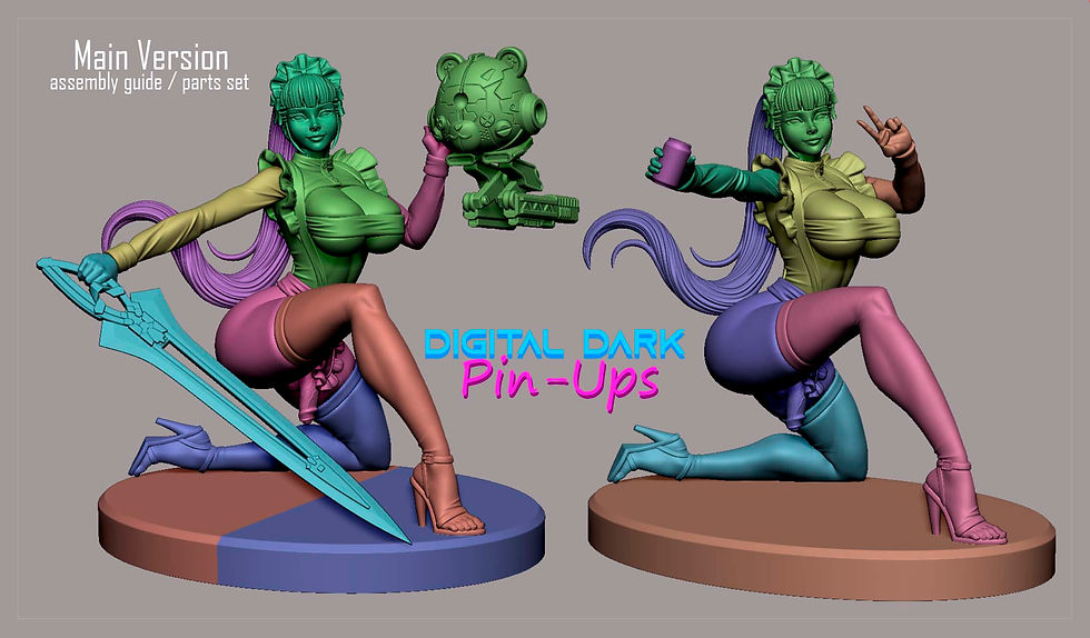 Thumbnail: Eve Stellar Blade FUTA 3D Printed Model
