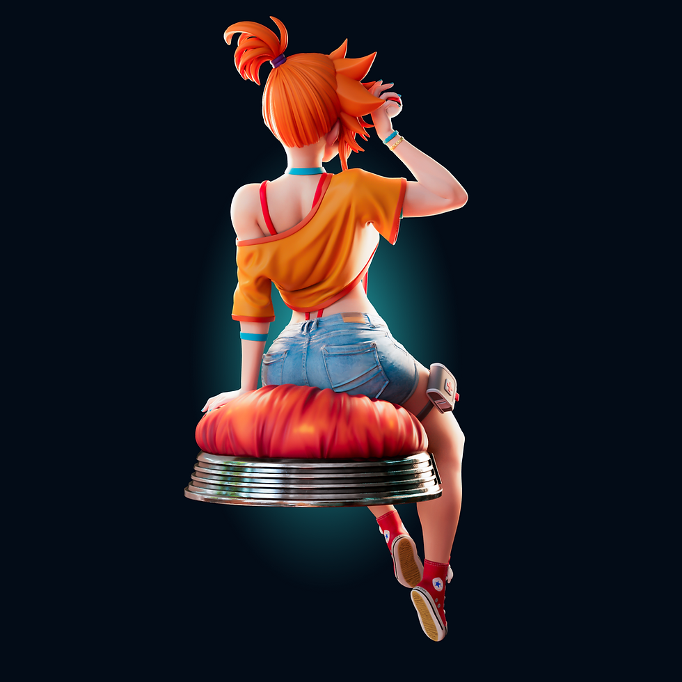 Thumbnail: Adult Misty Pokémon NSFW & FUTA 3D Printed Model