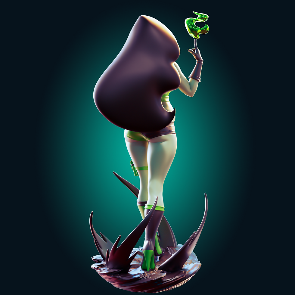 Thumbnail: Kim Possible Shego SFW, NSFW & FUTA 3D Printed Model